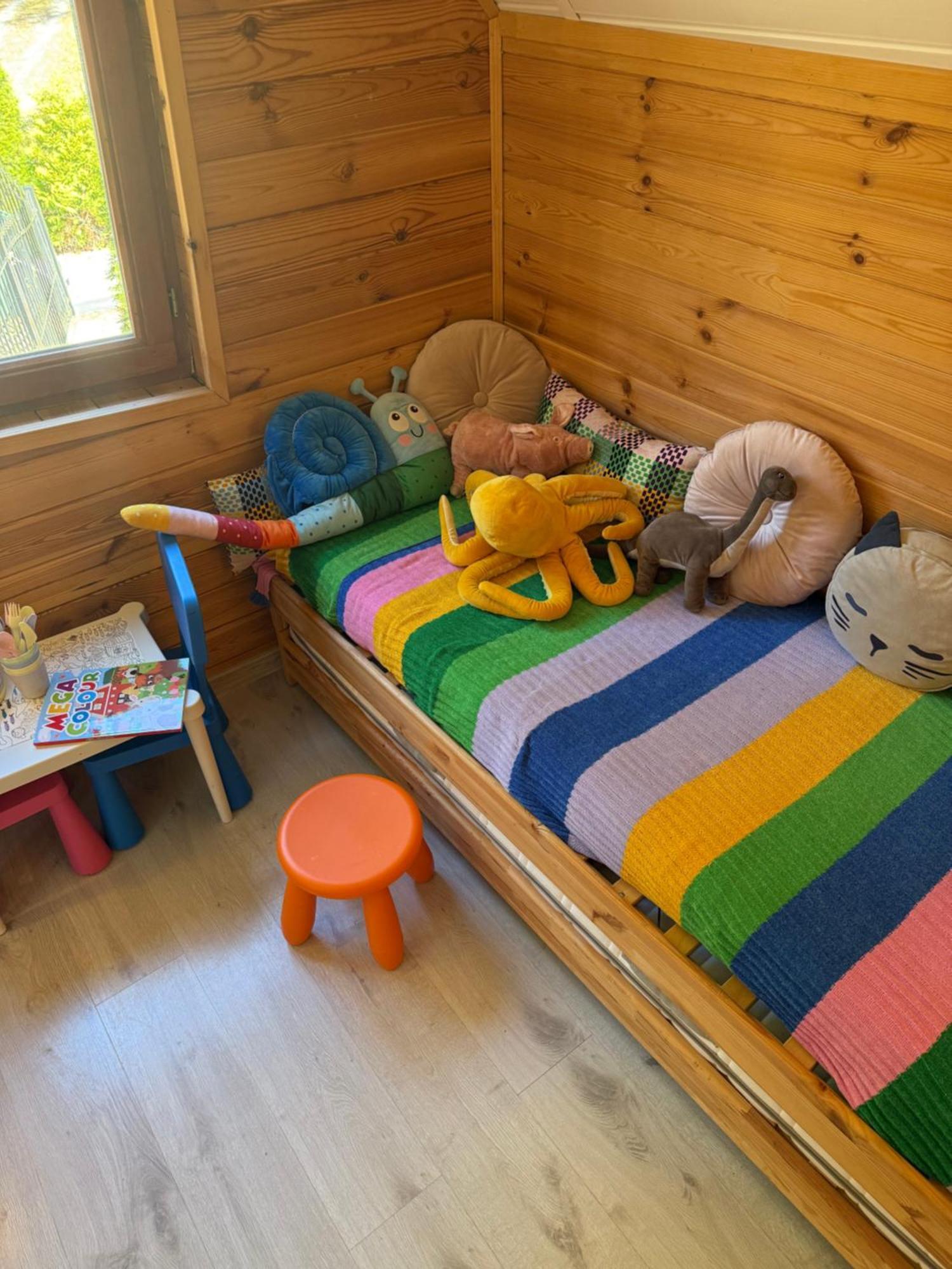 Domek W Lesie Nad Zalewem Chancza Bagian luar foto